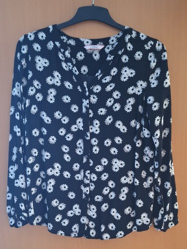 Tcm damenbluse schwarz mit - schwarz,