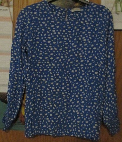 Tcm blaue bluse mit - (tchibo),