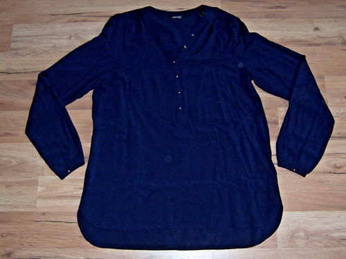 Damen bluse 38 dunkelblau - gr.,