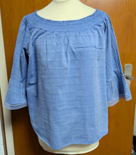 Tcm damen bluse blau - damen, bluse,