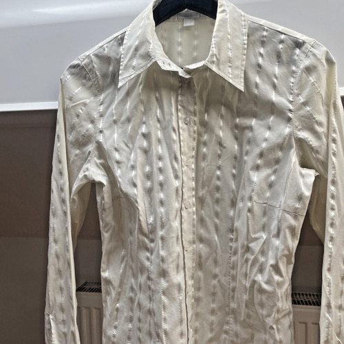 Bluse eierschale langarm von