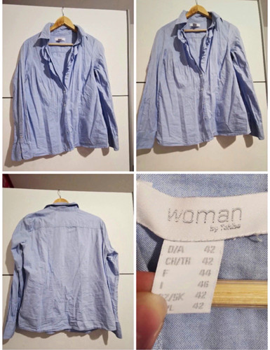 Tcm damen bluse blau - damen,
