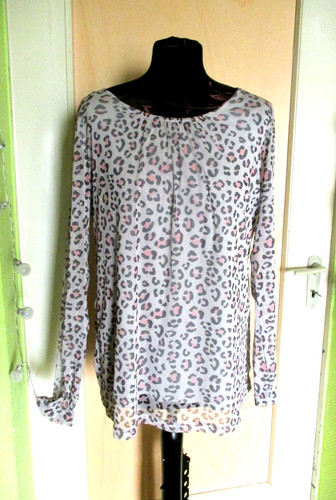 Bluse leoprint blusenshirt - bluse, 38