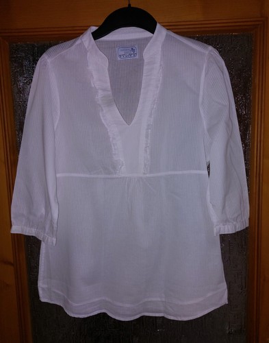 Weiße arm sommerbluse tcm - 3/4,
